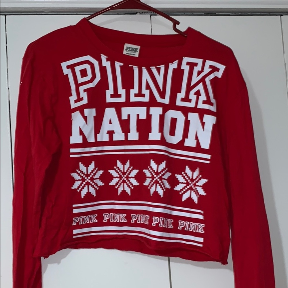 Long sleeve crop top